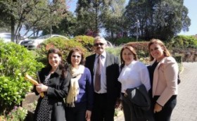 Reunião em Gramado 2012 Presidente Valberto Lira, Aparecida Gugel, Rebecca Nunes e Cristinae Branquinho